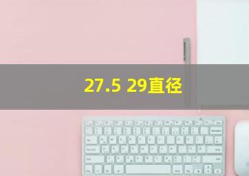 27.5 29直径